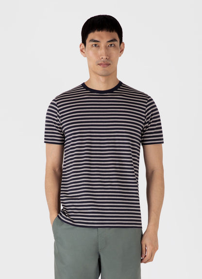 メンズ クラシックTシャツ（ネイビー/無染色）
