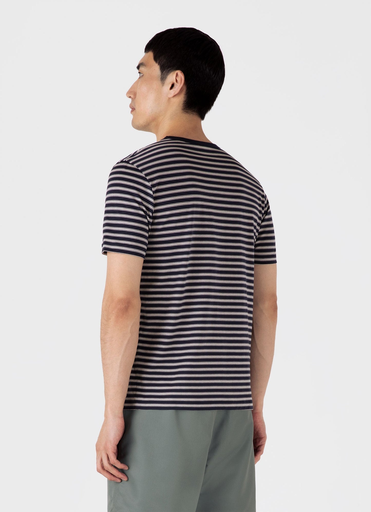 メンズ クラシックTシャツ（ネイビー/無染色）