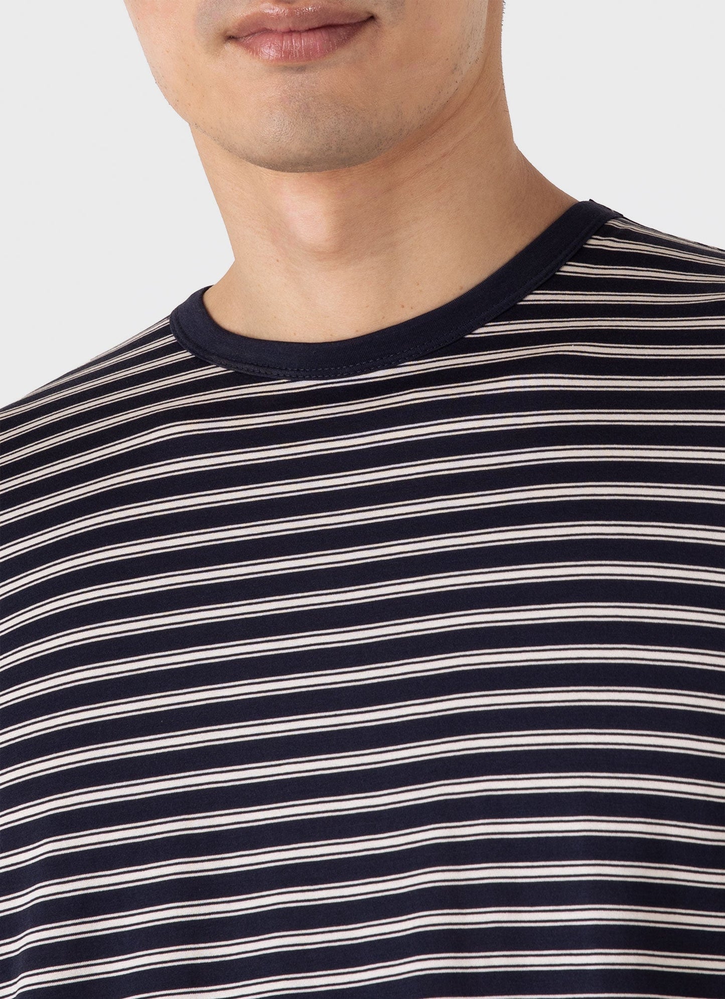 メンズ クラシックTシャツ（ネイビー/無染色）